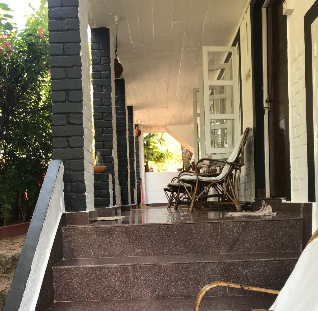 Outside the rooms at The First Place